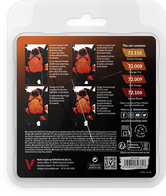 Game Color: Orange Color Set (4x18 ml) - Image 10