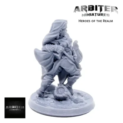 Female Human Ranger 01 (Heroes of the Realm 3D print, resin) - Afbeelding 3