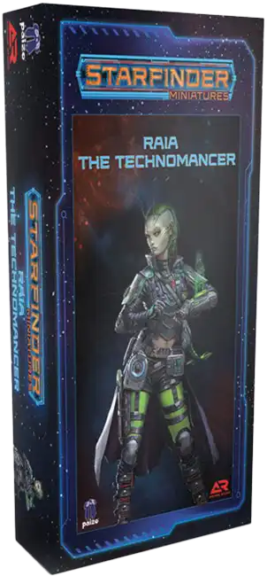 Raia, The Technomancer (Starfinder Miniatures)(1)