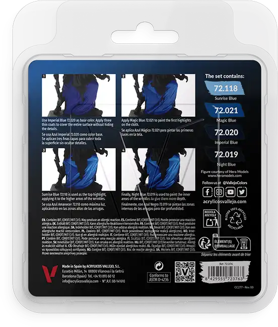 Game Color: Blue Color Set (4x18 ml) - Afbeelding 10