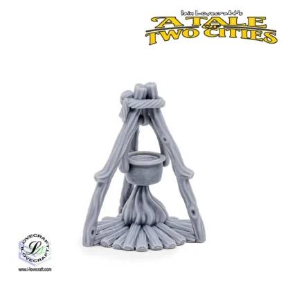 Campfire (A Tale of Two Cities 3D print, resin)