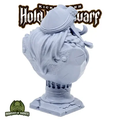 The Aviator, bust (Hold My Dwarf 3D print, resin) - Afbeelding 4
