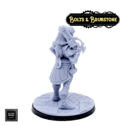 Female Human Hunter (Bolts & Brimstone 3D print, resin) - Afbeelding 4