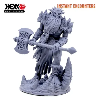 Frost Giant (Instant Encounters 3D print, resin)