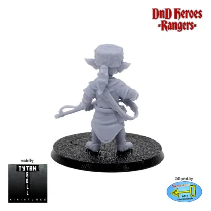 Male Goblin Ranger (DnD Heroes, 3D print, resin) - Image 2