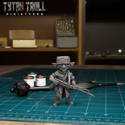 Male Goblin Ranger (DnD Heroes, 3D print, resin) - Image 3