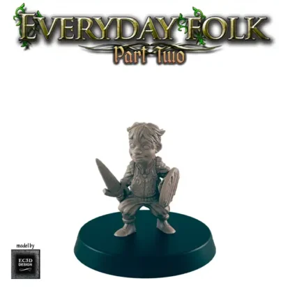 Young Male Human Noble (Boy) (Everyday Folk 2 3D print, resin) - Afbeelding 4
