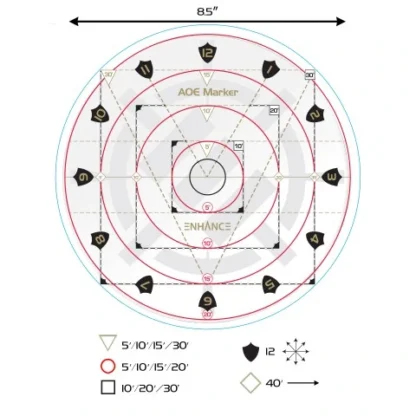 Tabletop RPG AoE Damage Marker - Afbeelding 5