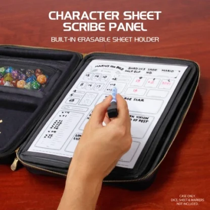 Tabletop RPG Organizers Case (Black) - Afbeelding 5