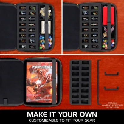 Tabletop RPG Organizers Case (Black) - Afbeelding 8
