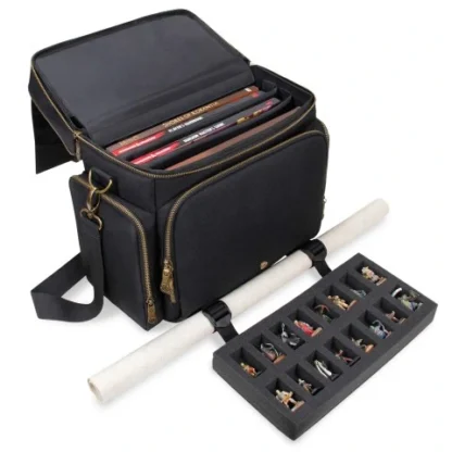 Tabletop RPG Adventurer's Bag (Black) - Afbeelding 2
