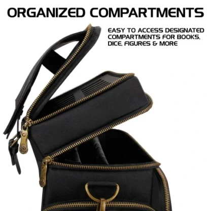 Tabletop RPG Adventurer's Bag (Black) - Afbeelding 5