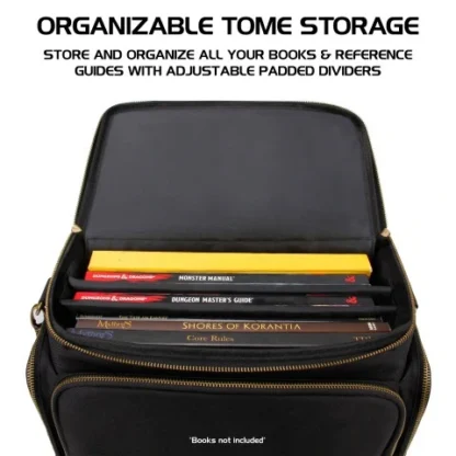 Tabletop RPG Adventurer's Bag (Black) - Afbeelding 6
