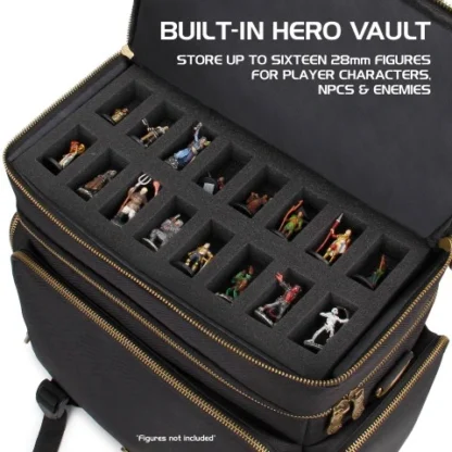 Tabletop RPG Adventurer's Bag (Black) - Afbeelding 7