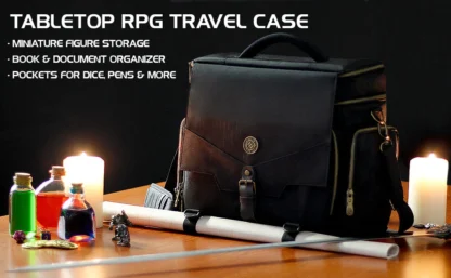Tabletop RPG Adventurer's Bag (Black) - Afbeelding 11