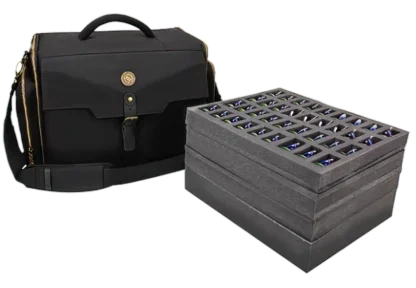 Wargames Miniature Figures Travel Case (Black)