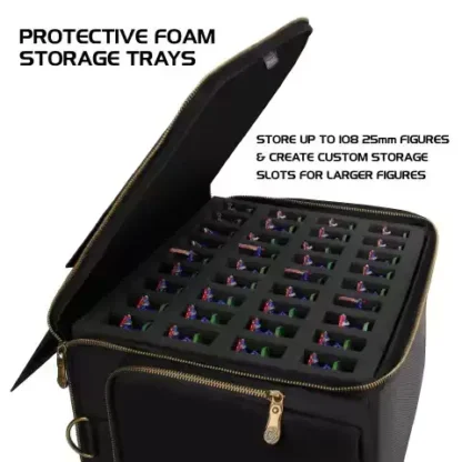 Wargames Miniature Figures Travel Case (Black) - Afbeelding 6