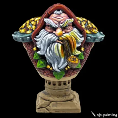 The Bounty Hunter, bust (Hold My Dwarf 3D print, resin) - Afbeelding 6
