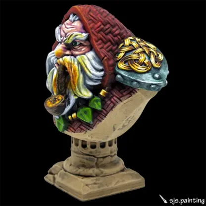 The Bounty Hunter, bust (Hold My Dwarf 3D print, resin) - Afbeelding 7