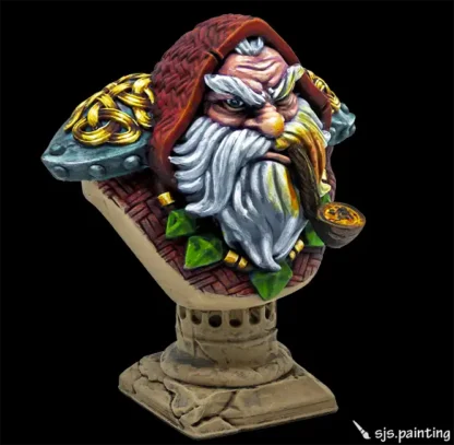The Bounty Hunter, bust (Hold My Dwarf 3D print, resin) - Afbeelding 9