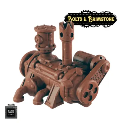 Fixed Steam Engine (Bolts & Brimstone 3D print, resin) - Afbeelding 3