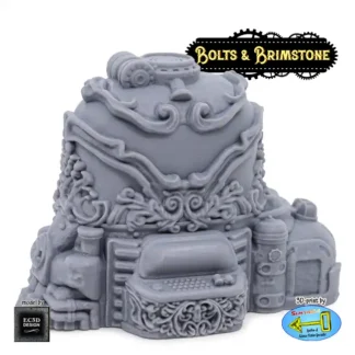 Ornate Device 1 (Bolts & Brimstone 3D print, resin)