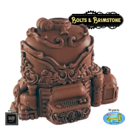 Ornate Device 1 (Bolts & Brimstone 3D print, resin) - Afbeelding 5