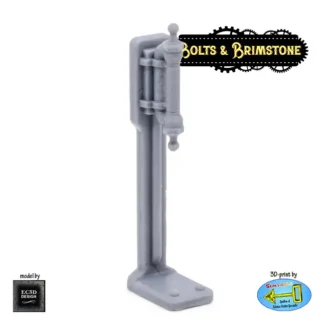 Library: Wall Lamp, with stand (Bolts & Brimstone 3D print, resin)