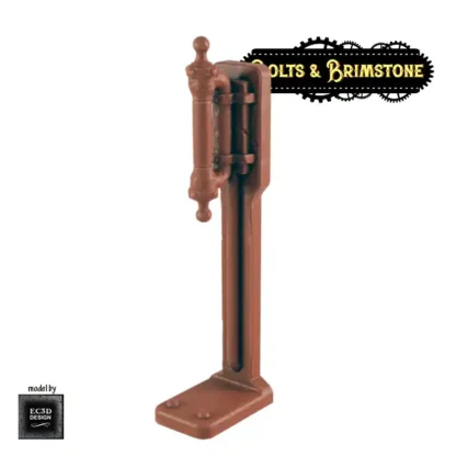 Library: Wall Lamp, with stand (Bolts & Brimstone 3D print, resin) - Afbeelding 3