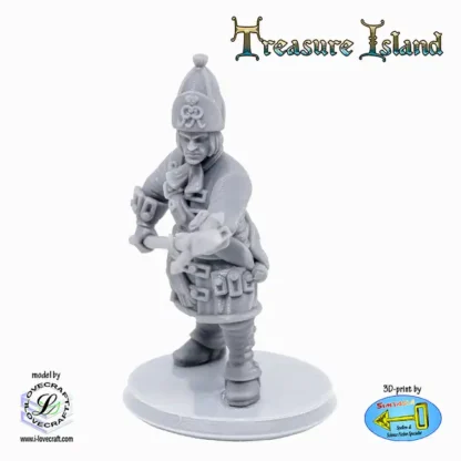 British Royal Marines Sergeant (Treasure Island 3D print, resin) - Afbeelding 2