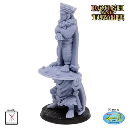 Halfling King (resin 3D print) - Afbeelding 2