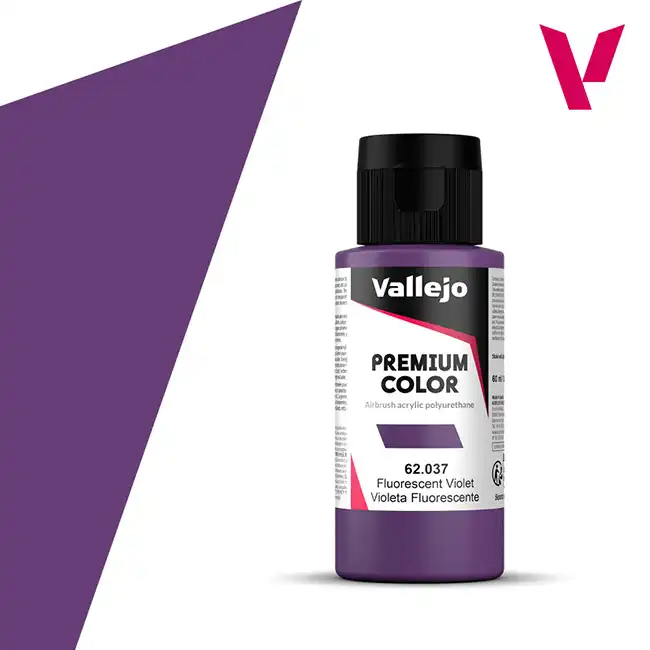 Premium Color: Fluorescent Violet, 60ml - Afbeelding 2
