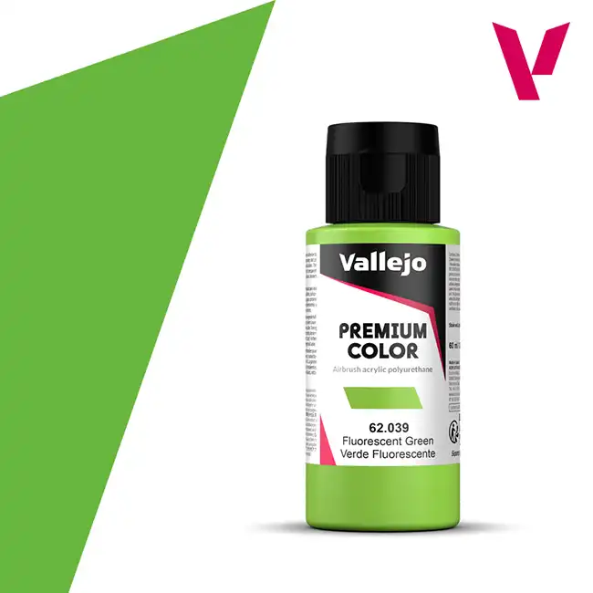 Premium Color: Fluorescent Green, 60ml - Afbeelding 2