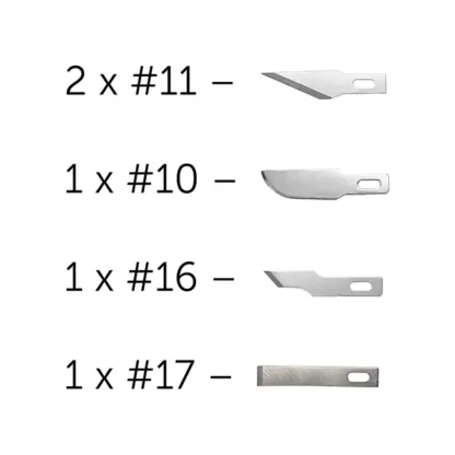 5 Assorted Blades for #1 Knife - Afbeelding 2