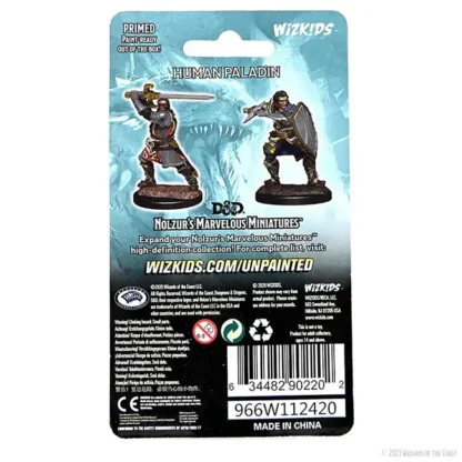 Male Human Paladin (D&D Nolzur's Marvelous Miniatures)(2) - Afbeelding 3
