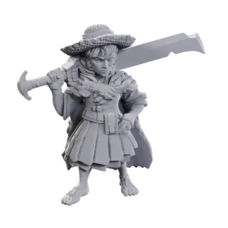 Female Halfling Magus, low-level (Pathfinder Battles Deep Cuts)(1)