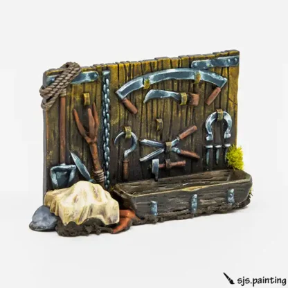 Farm Tools (Everyday Folk 3D print, resin) - Afbeelding 5