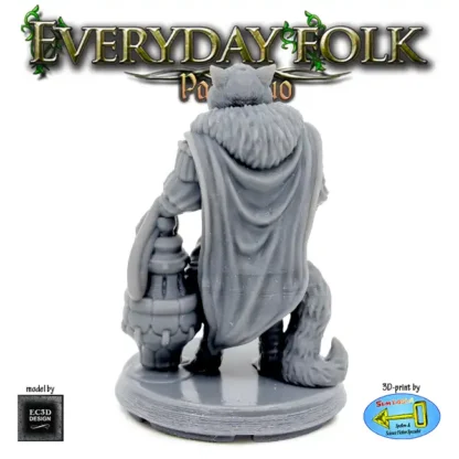Male Catfolk Noble 2 (Everyday Folk 2 3D print, resin) - Image 2