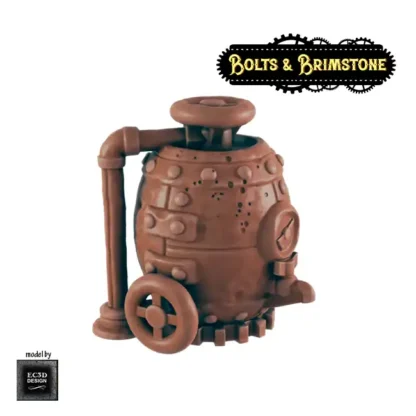 Barrel Boiler (Bolts & Brimstone 3D print, resin) - Afbeelding 4