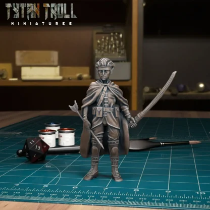 Male Tiefling Ranger (DnD Heroes, 3D print, resin) - Afbeelding 3
