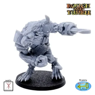 Rat Ogre (resin 3D print)