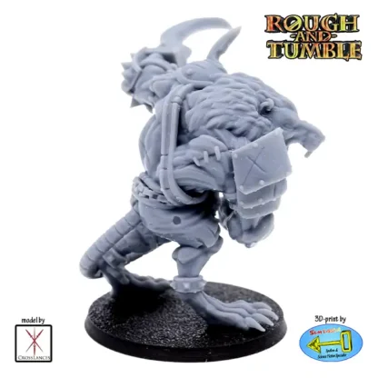 Rat Ogre (resin 3D print) - Afbeelding 4