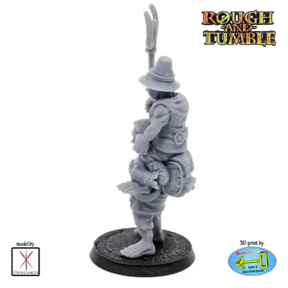 Male Piggyback Halflings (resin 3D print) - Image 2