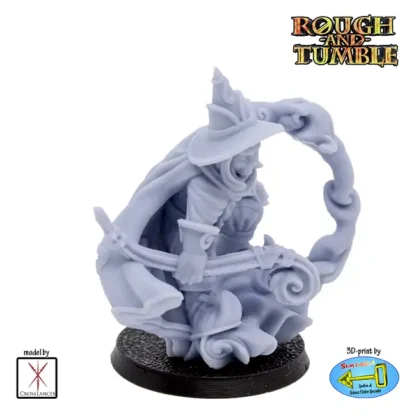 Male Halfling Wizard (resin 3D print) - Afbeelding 4