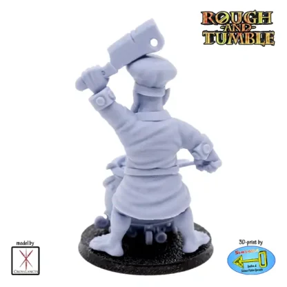 Male Halfling Master Chef (resin 3D print) - Afbeelding 3