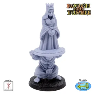 Halfling Queen (resin 3D print)