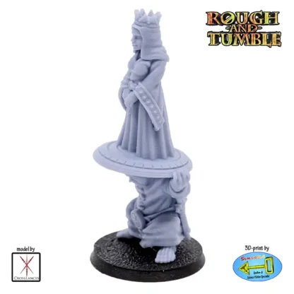 Halfling Queen (resin 3D print) - Afbeelding 2