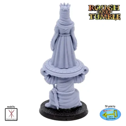 Halfling Queen (resin 3D print) - Afbeelding 3