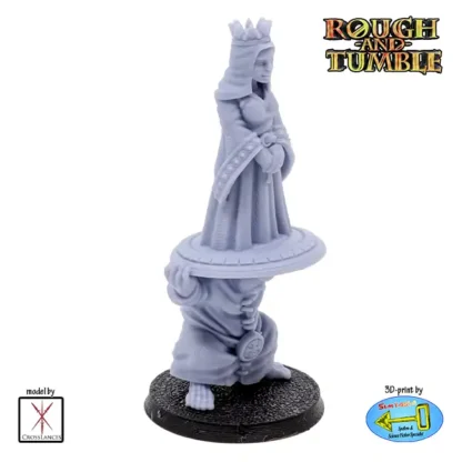Halfling Queen (resin 3D print) - Afbeelding 4