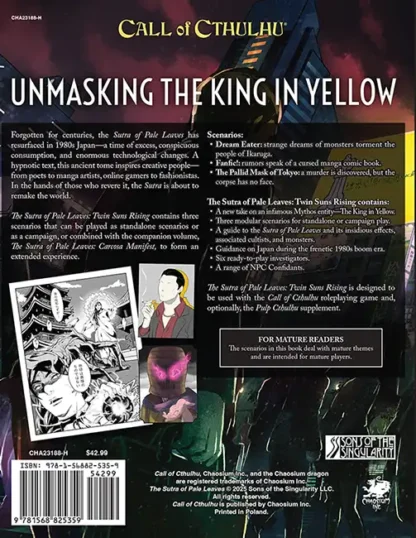 Call of Cthulhu: The Sutra of Pale Leaves - Twin Suns Rising - Image 2